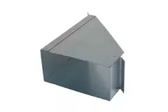 Conexión lateral 170x80 mm 45 grados para conductos