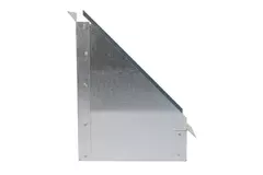Conexión lateral 170x80 mm 45 grados para conductos