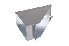 Conexión lateral 170x80 mm 45 grados para conductos