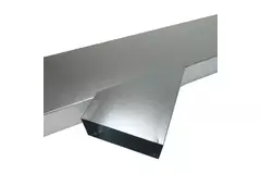 Conexión lateral 170x80 mm 45 grados para conductos