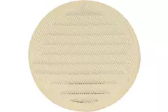 Rejilla de ventilación metálica redonda Ø 125mm beige - MR125Y - RAL1015