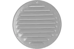 Rejilla de ventilación metálica redonda Ø 125mm gris - MR125P - RAL9006