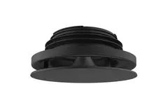 Vent-Axia Uniflexplus RV Z 125 mm válvula de suministro y drenaje ajustable - negro