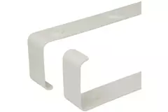 Soportes rectangulares de plástico (2 piezas) 220x90mm - KZ29