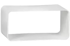 Acoplamiento hembra de plástico cuadrado 110x55 mm mm - KSF