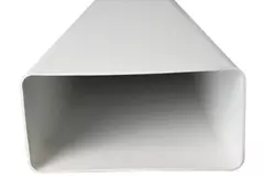 Conducto rectangular de plástico 110x55 mm longitud = 1 metro - K-1
