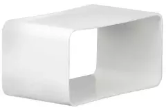 Acoplamiento hembra de plástico cuadrado 110x55 mm mm - KSF