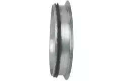 Manguito plano Ø 80mm (90°) - Galvanizado