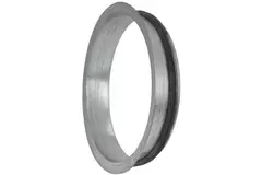 Manguito plano Ø 80mm (90°) - Galvanizado