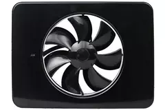 Extractor de baño Vent-Axia Lo-Carbon iQ de diseño plano NEGRO Ø 100 - 125 mm