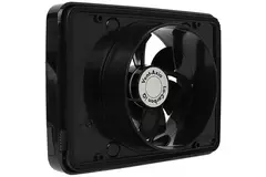 Extractor de baño Vent-Axia Lo-Carbon iQ de diseño plano NEGRO Ø 100 - 125 mm