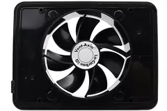 Extractor de baño Vent-Axia Lo-Carbon iQ de diseño plano NEGRO Ø 100 - 125 mm