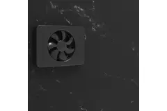 Extractor de baño Vent-Axia Lo-Carbon iQ de diseño plano NEGRO Ø 100 - 125 mm