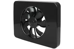 Extractor de baño Vent-Axia Lo-Carbon iQ de diseño plano NEGRO Ø 100 - 125 mm