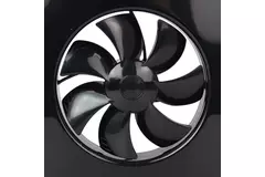 Extractor de baño Vent-Axia Lo-Carbon iQ de diseño plano NEGRO Ø 100 - 125 mm