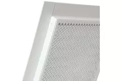 Rejilla metálica industrial 300x300 mm blanca - MRF3030