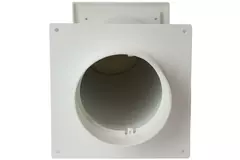 Pasamuros de ventilación SPK3 Ø100mm con válvula de no retorno