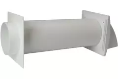 Pasamuros de ventilación SPK3 Ø100mm con válvula de no retorno