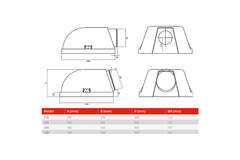 Plenum EPS aislado 590x590 Ø 200mm