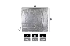 Cubierta para unidades exteriores X-grande 950 x 850 x 400 mm
