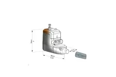 Sauermann Mini bomba de agua de condensación monobloc 20l/h
