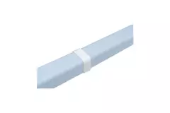 Conducto de climatización Climaplus Conector de conexión 125x75mm RAL 9010 BLANCO