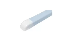 Climaplus conducto aire acondicionado Pieza terminal 125 x 75mm RAL9010 BLANCO