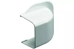 Tapa de pared para conducto de aire acondicionado Climaplus 90x65mm RAL 9010 BLANCO