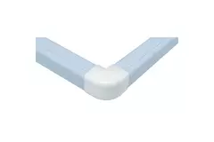 Conducto de climatización Climaplus Codo exterior 90x65mm RAL 9010 BLANCO