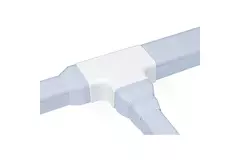 Climaplus conducto de aire acondicionado Pieza en T para conducto 90x65mm RAL 9010 BLANCO