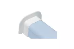 Rosetón de pared para conductos de climatización Climaplus 90x65mm RAL 9010 BLANCO