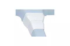 Climaplus conducto de aire acondicionado Enrutamiento 90x65 - 70x55mm RAL 9010 BLANCO