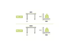 Mueble exterior Rodigas Consola mural 800x560x550mm