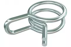 Sauermann Abrazadera de alambre de acero para manguera de Ø6mm (juego 25 piezas)