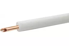Tubo de refrigeración CUPEX de aislamiento simple 1/4, 25 metros
