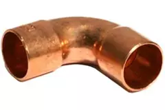 Curva de soldadura 90 ° versión corta 5/8