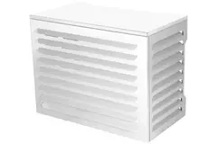 Carcasa para aire acondicionado y bomba de calor ClimaConnect, tamaño pequeño, RAL 9010 Blanco