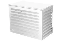Carcasa para aire acondicionado y bomba de calor ClimaConnect, tamaño mediano, RAL 9010 Blanco