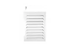 Carcasa para aire acondicionado y bomba de calor ClimaConnect, tamaño mediano, RAL 9010 Blanco