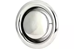 Válvula de ventilación de extracción acero inox. Ø 125 mm con manguito de montaje - DVS125Y/1