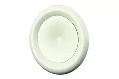 Válvula de suministro de ventilación metálica Ø 100 mm RAL 9010 con muelles de sujeción - DVSC-P100