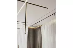 Difusor de ranura sin marco Ergovent 1050 mm con diámetro de conexión de 75 mm - modular - 1 ranura