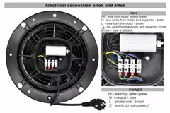 Ventilador axial redondo 300 mm - 2330 m³/h - aRos
