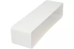 Acoplamiento hembra de plástico cuadrado 220x55 mm - KSF25