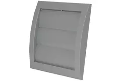 Rejilla de ventilación de lamas de ventilación por sobrepresión de 150x150 de diámetro: 100 gris - ND10ZP