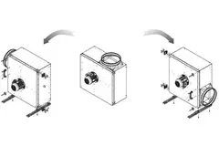 Extractor de caja flujo de aire exterior del motor - MPS 225 EC 30