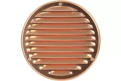 Rejilla metálica de ventilación redonda Ø 160 mm cobre - MR160Cu