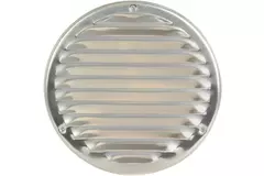 Rejilla de ventilación metálica redonda Ø 160 mm aluminio - MR160Al