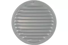 Rejilla de ventilación metálica redonda Ø 160 mm gris - MR160P - RAL9006