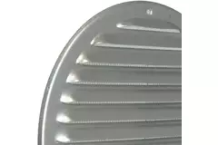 Rejilla metálica de ventilación redonda Ø 200mm zinc - MR200ZN